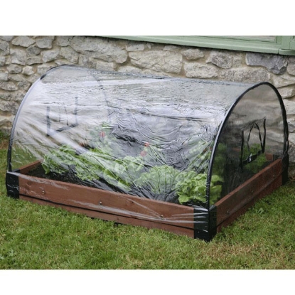 Picture of Raised Bed Polythene Weather Protection Cover - 1.2m long x 1m wide x 50cm deep