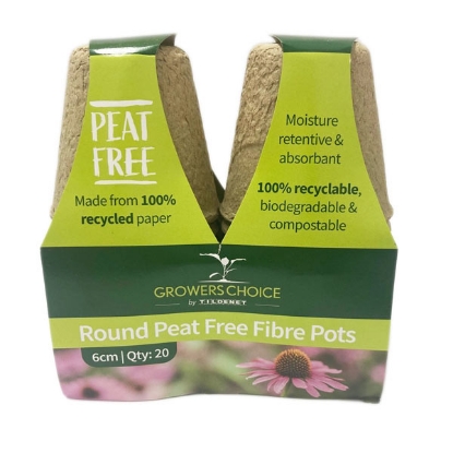 Picture of Peat Free Pots - Pack of 20. 6cm