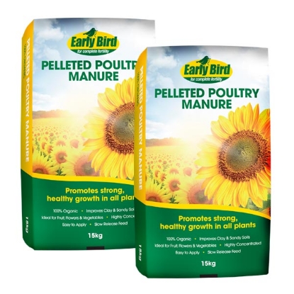 Picture of Pelleted Poultry Chicken Manure - 15kg Packs - Buy 2 packs